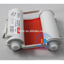 Red white ink ribbon 120mm*55m sl-r102t sl-r103t for Max Bepop CPM-100hc pm-100 machine